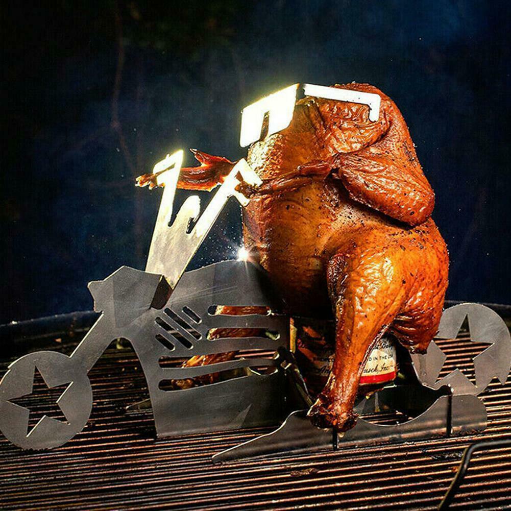 Grill Like a Pro: The Hilarious Chicken Stand Beer Rack for Ultimate BBQ Fun!